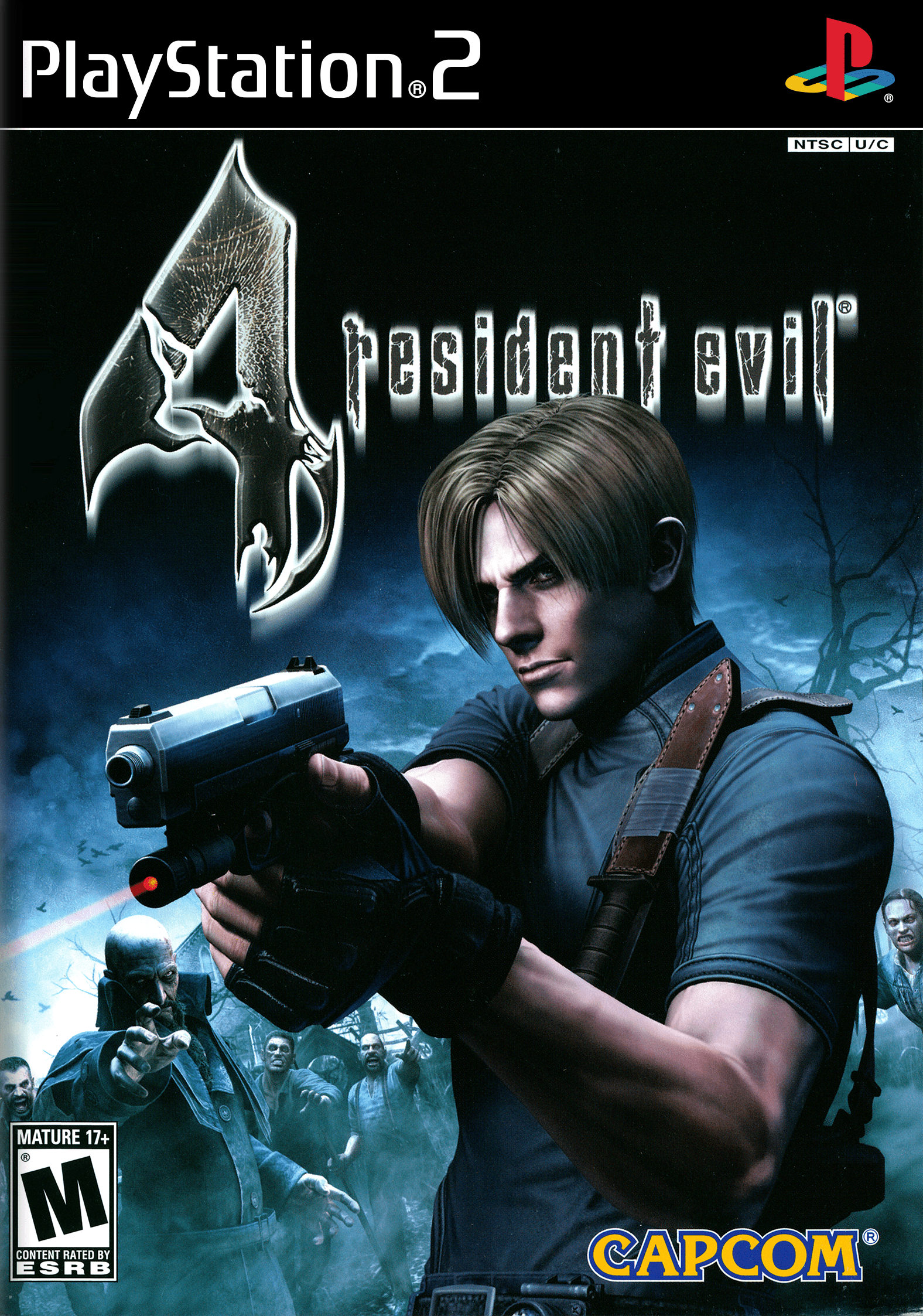 Capa do jogo Resident Evil 4 PS2